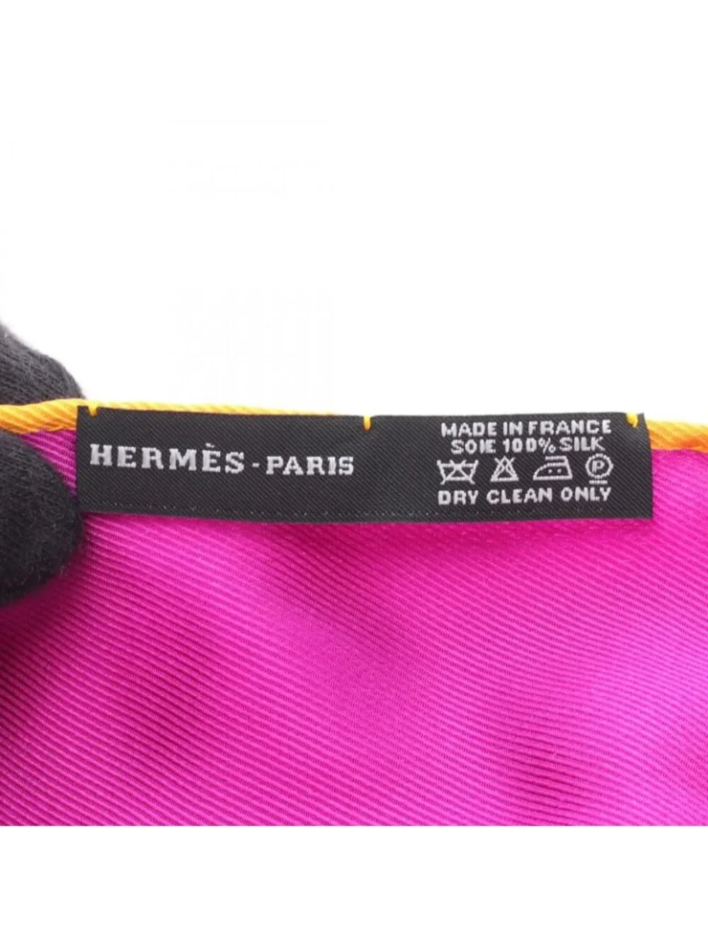 Hermes Shawl Fringe Silk Scarf